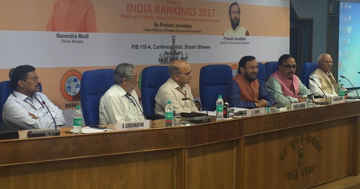 Iisc Bangalore Wins Top Spots In Hrd Ministry S Nirf Rankings