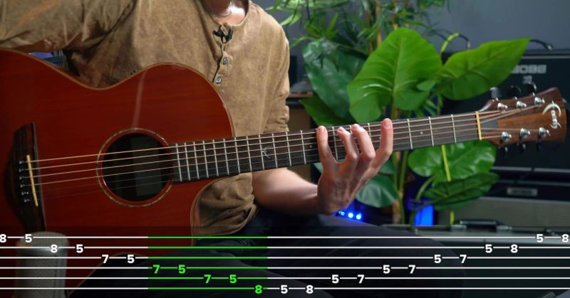 G Major Pentatonic Shape 5 Andy Guitar - Creative Geometric Photo - HD