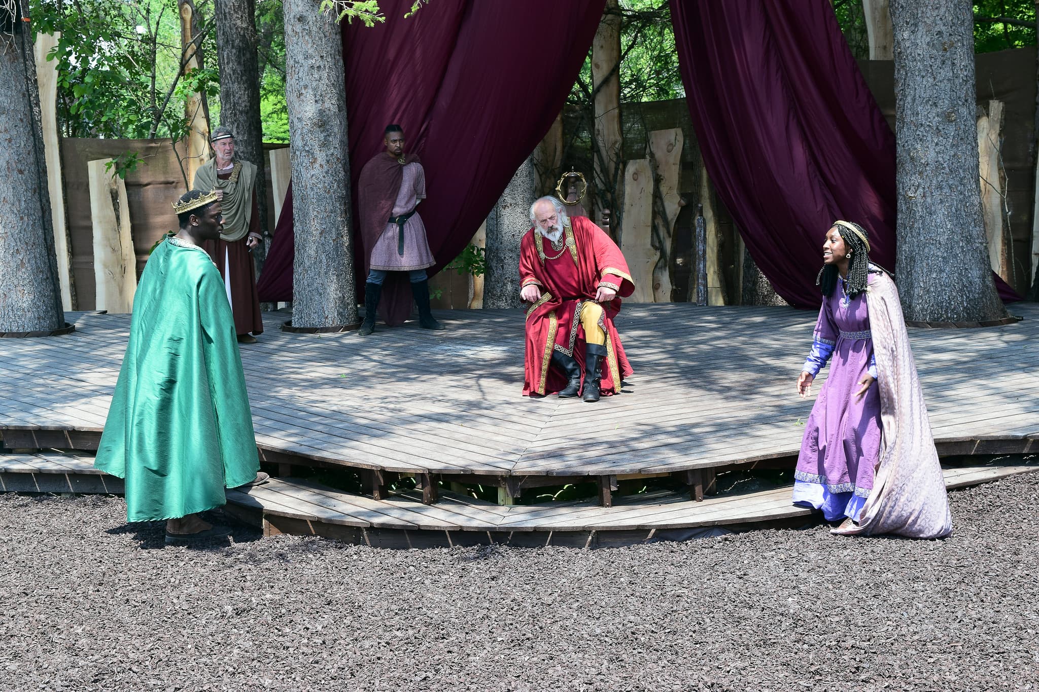 27Veteran film and stage actor Christopher Lloyd stars in King Lear performed outdoors in the new Spruce Theatre July 2 through August 28 directed by Nicole Ricciardi. King Lear A R T