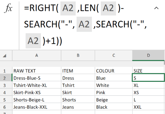 I am looking for a function to look in a cell, if the cell contains a hyphen, extract to the left, if no hyphen, . Excel Formula Split Text String At Specific Character