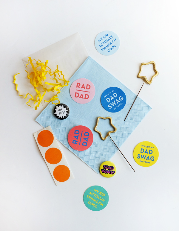 printable dad swag stickers