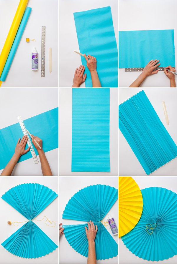 Diy notepads are very simple to create. Giant Paper Fans