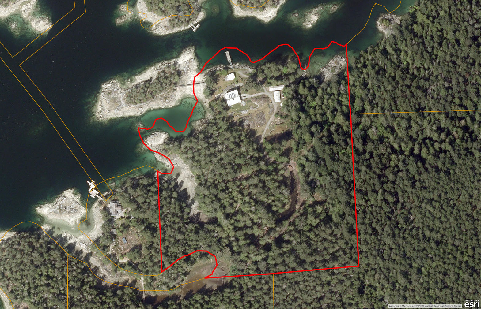 The Ultimate Oceanfront Estate Blind Bay Nelson Island LandQuest Map06 