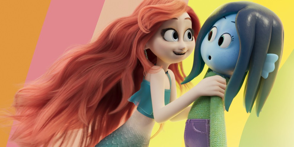 (from left) Chelsea Van Der Zee (Annie Murphy) and Ruby Gillman (Lana Condor) in DreamWorks Animation’s 'Ruby Gillman, Teenage Kraken,' directed by Kirk DeMicco.