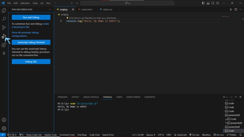 Trying To Run Hello World Javascript Program On Visual Studio But Keep - High Resolution Geometric Wallpapers for Desktop