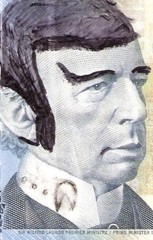 Spocking Canadian Money 