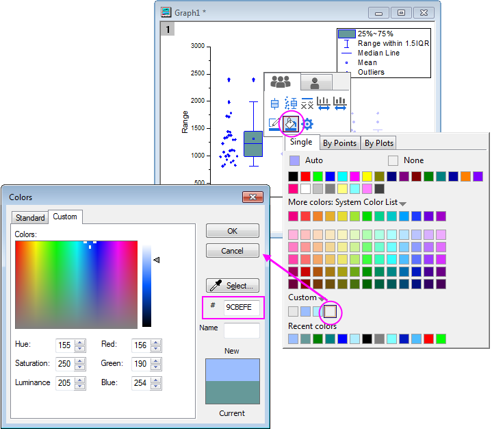 Help Online Tutorials Box Plot - Space Picture Collection - Retina Quality