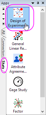 Help Online Tutorials Doe Response Surface Design