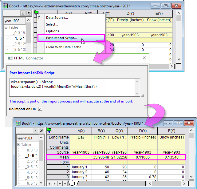 Help Online Origin Help Data Connector