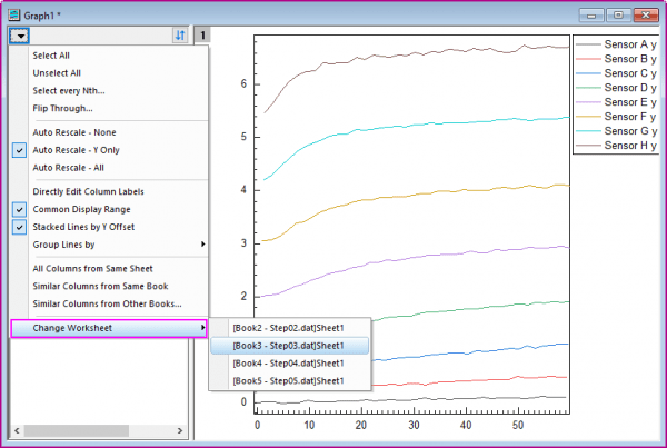 Help Online Origin Help Graph With Browser Panel