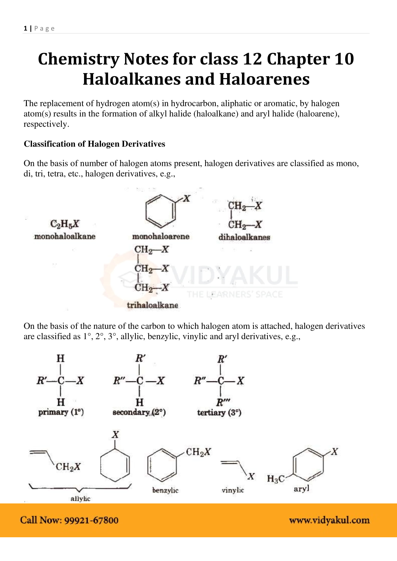 For subjects like रसायन विज्ञान, physics, chemistry, hindi, english . Haloalkanes And Haloarenes Class 12 Notes Vidyakul
