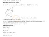 Class 12th Math Vector Algebra Formulas Cbse 2023