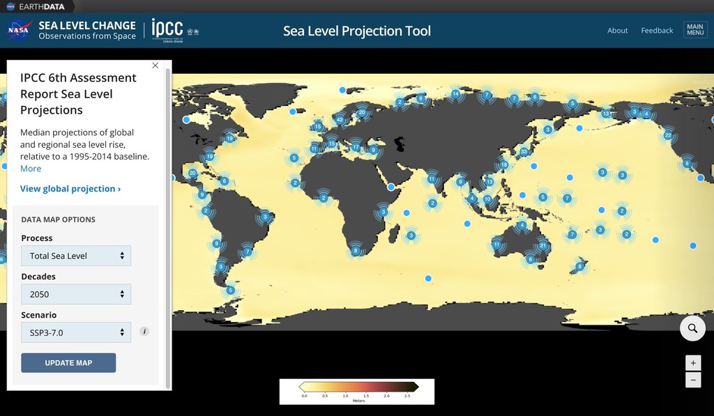 NASA Study Rising Sea Level Could Exceed Estimates For U S Coasts E2 Visualizing Sea Level.width 1024 