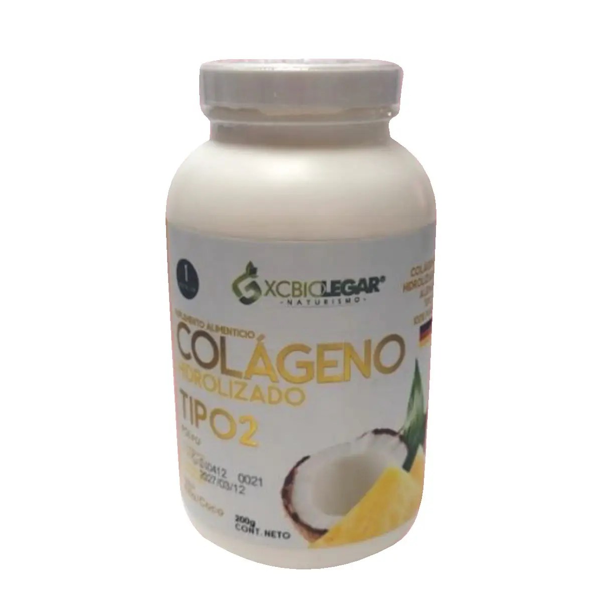 Colágeno Hidrolizado Tipo 2 Xcbiolegar 200 g.