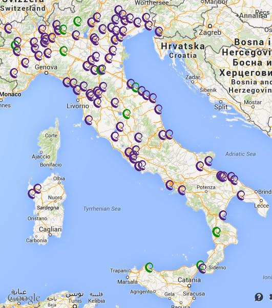 Mappa Dei Flash Mob Per L'allattamento - Sam 2014 - Mami 602_x_531_jpg
