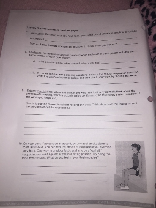 In the chemical changes gizmo, you will look for evidence of chemical changes by looking at changes you can see, touch. Solved Activity B Continued From Previous Page 7 Summar Chegg Com
