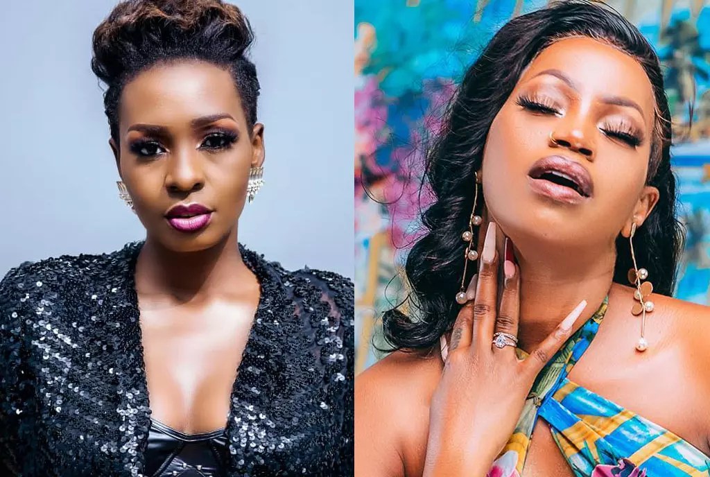 Cindy Mocks Sheeba as a senseless P.1 choir singer