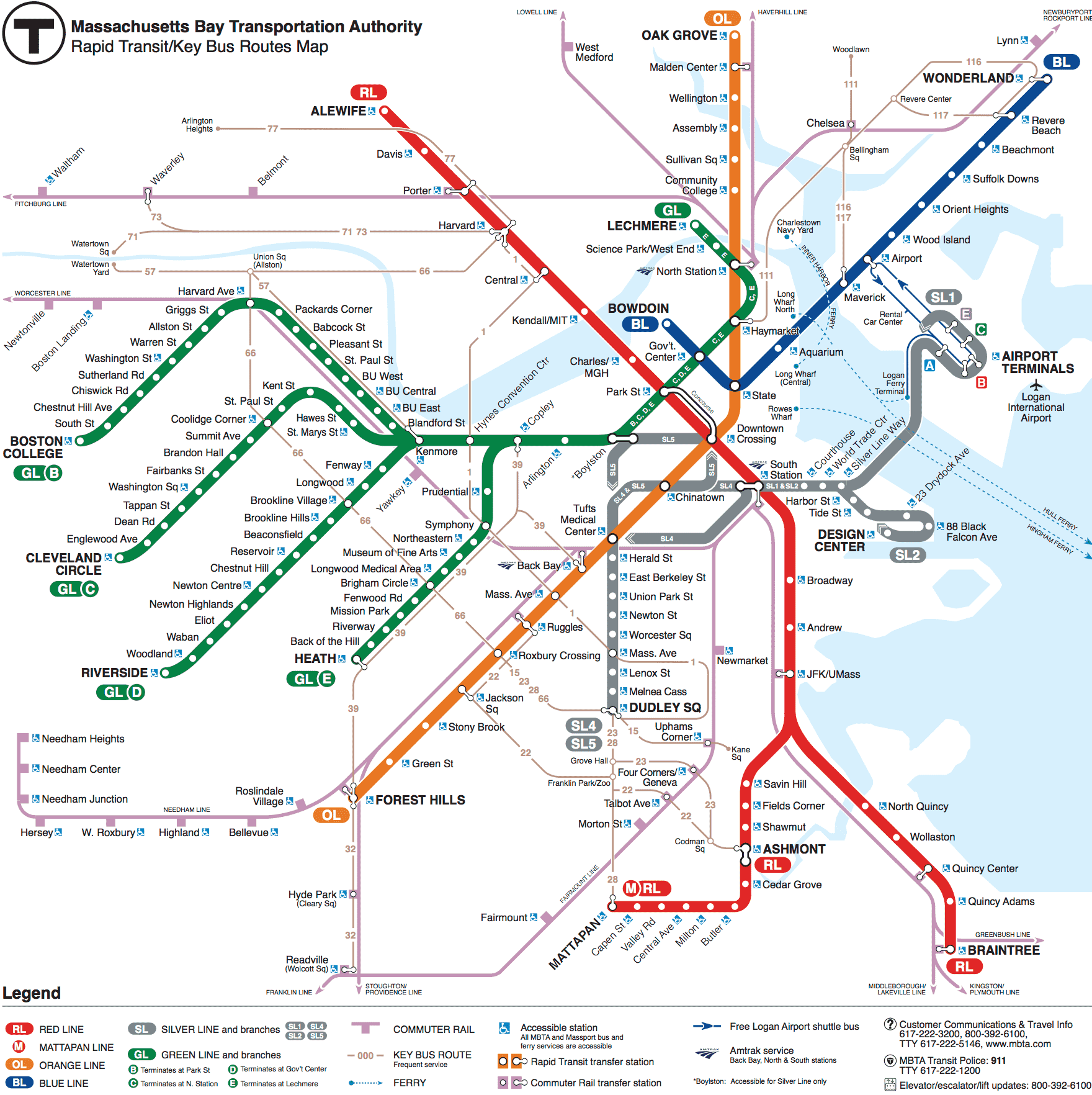 Subway Rapid Transit Map 