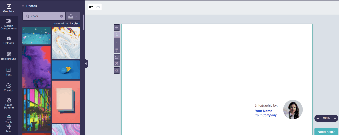 Don't spend hours manually picking pixels. Adding Background Image Piktochart Knowledge Base