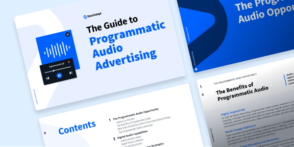 Cover design for programmatic audio guide