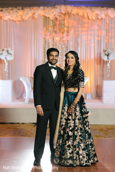 Stunning Indian Couple In Their Reception Outfits Photo 139336