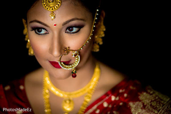 These hairstyle bridal for men dan women can be clean cut for work or edgy for play. New Brunswick, NJ Indian Fusion Wedding by PhotosMadeEz