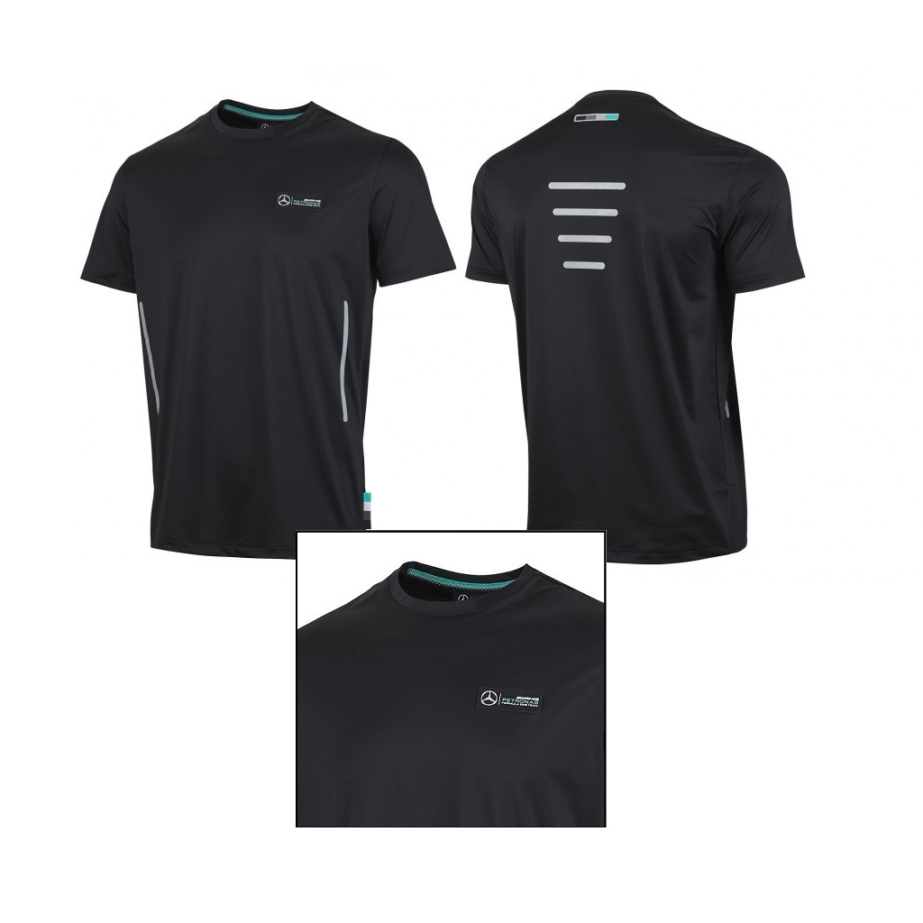 Details About T Shirt Tee Formula One 1 Mercedes Amg Petronas F1 Team Hi Viz Pit Black Us