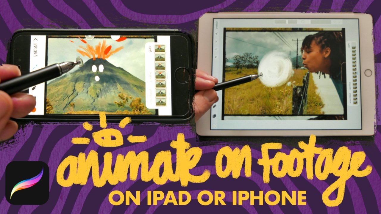 Online course: animate on footage: using procreate on the ipad and iphone from skillshare