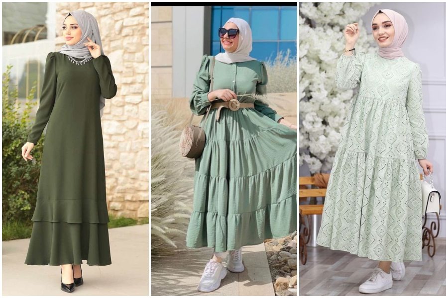 Gamis hijau lemon cocok dengan jilbab warna apa / 7. Top 19 Warna Jilbab Yang Cocok Untuk Hijau Lumut Má»›i Nháº¥t 2022