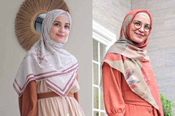 Mix & match tunik dan rok. 8 OOTD Hijab Dengan Baju Lama Seperti Shireen Sungkar ...