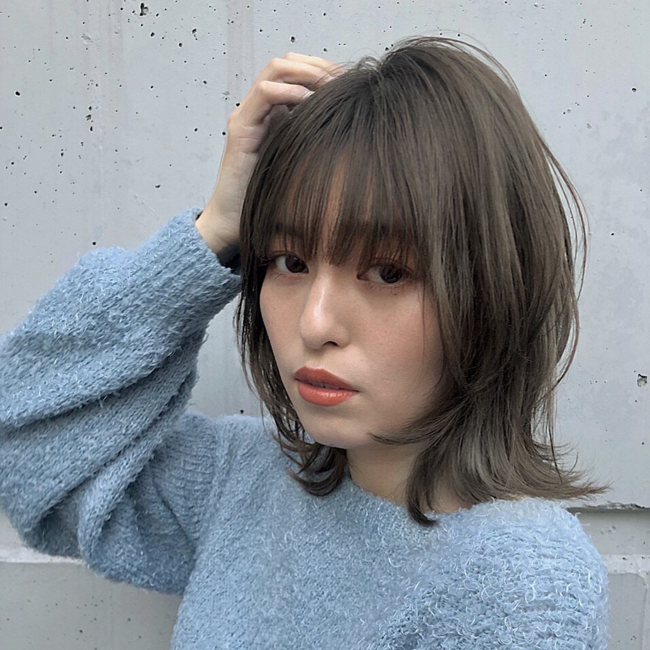 photo アッシュ 髪の毛 カラー 人気 hair