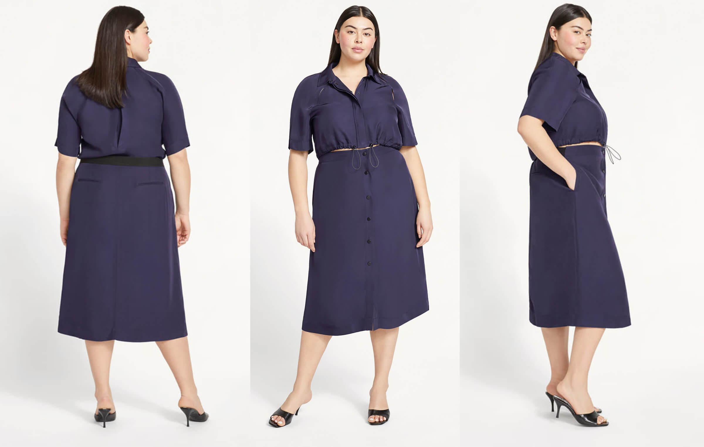 Five ways to wear a plus-size skirt in fall