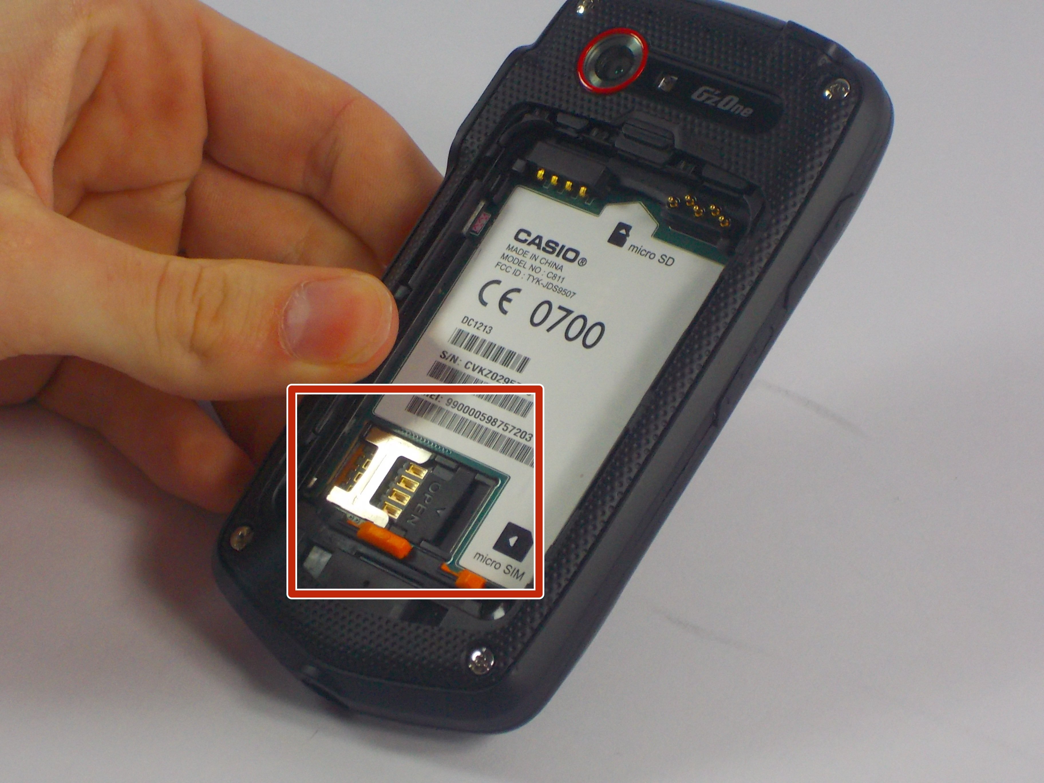 Page 1 of 1 start over page 1 of 1. Casio GâzOne Commando 4G LTE Sim Card Replacement - iFixit Repair Guide