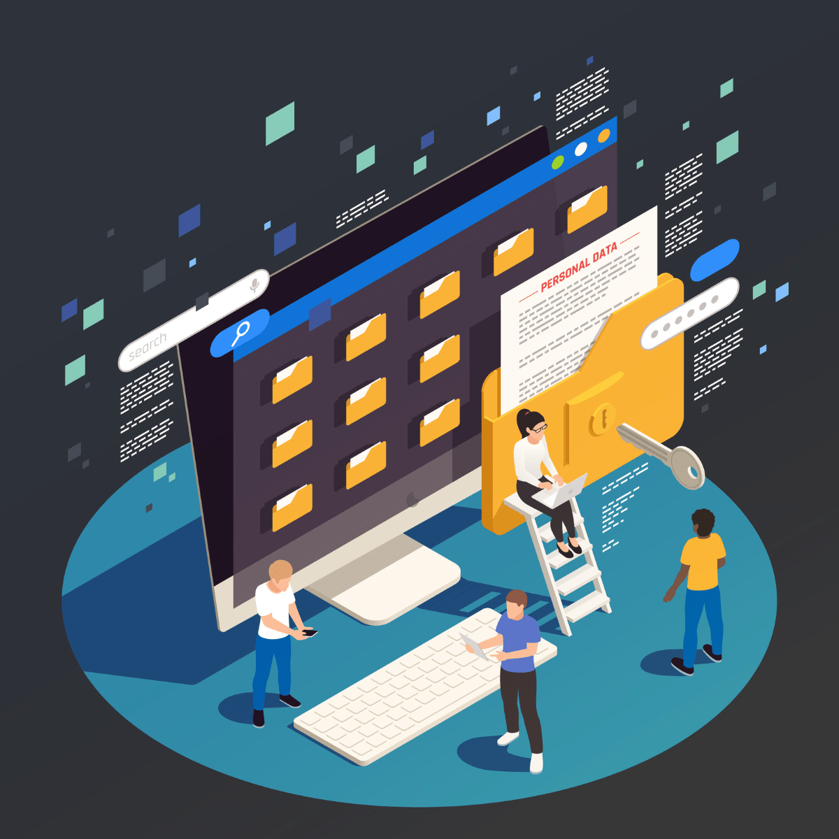 Data Management With Azure Implement Compliance Controls - Artistic Full HD Colorful Textures | Free Download