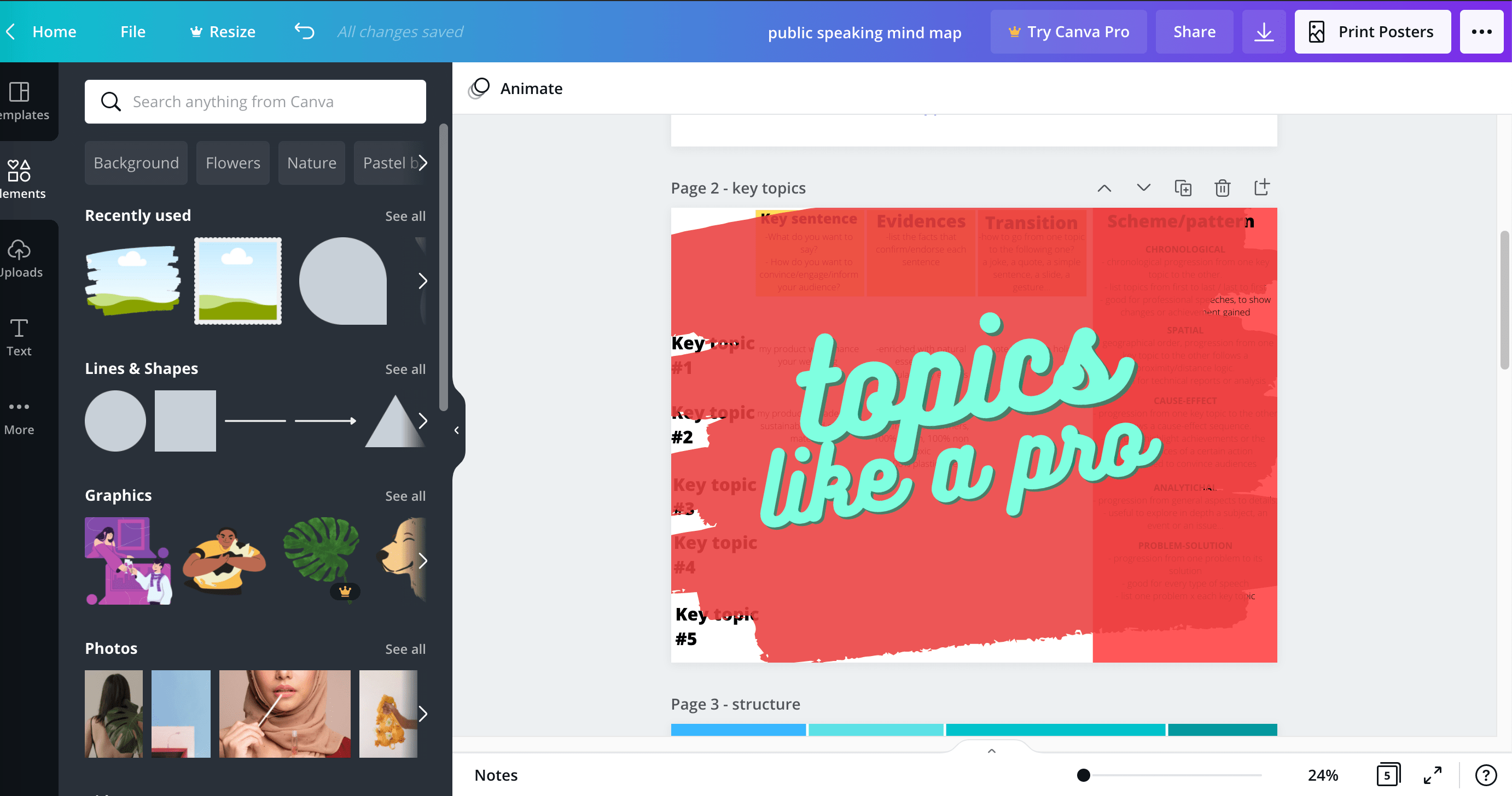 Public Speaking With Canva - Landscape Texture Collection - 4K Quality