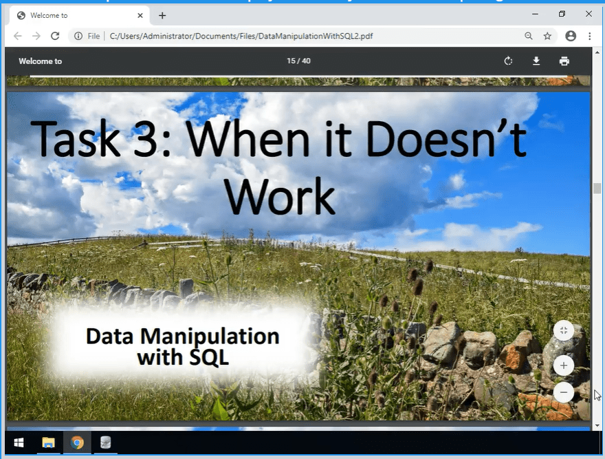 Manipulating Data With Sql - Download Premium Landscape Texture | 4K