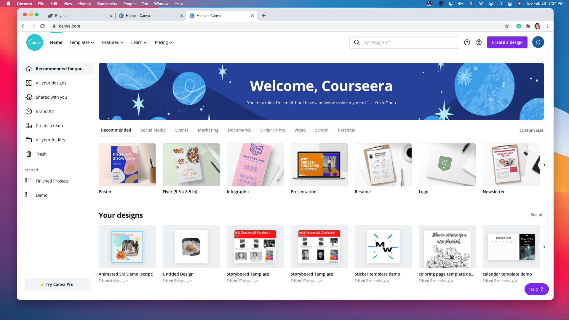Create Social Media Posts In Minutes With Canva - Desktop Sunset Textures for Desktop