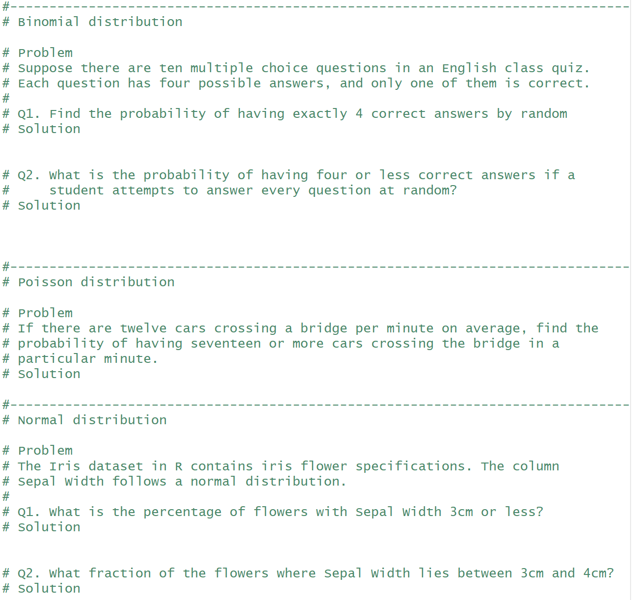Using Probability Distributions For Real World Problems In R - Gradient Pattern Collection - Retina Quality