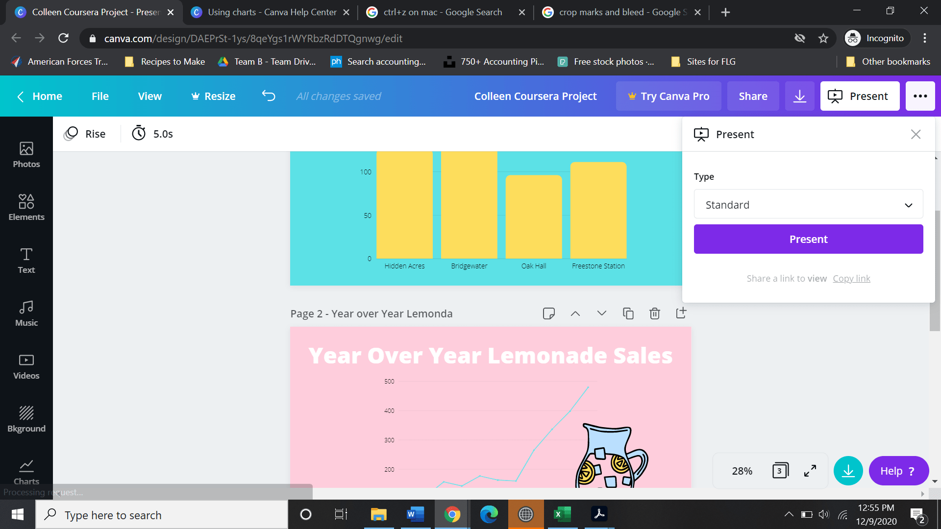 Presenting Data Using Charts With Canva - Best Geometric Designs in Retina