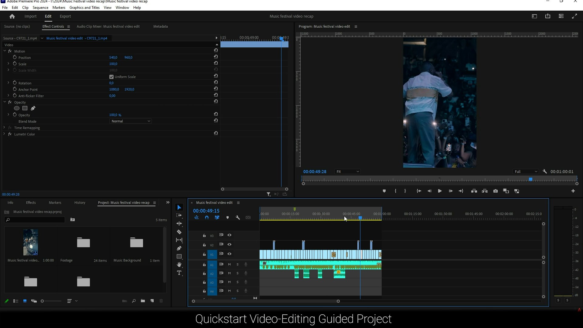 Adobe Premiere Pro For Beginners Quickstart Video Editing Short - Incredible Abstract Art - Desktop