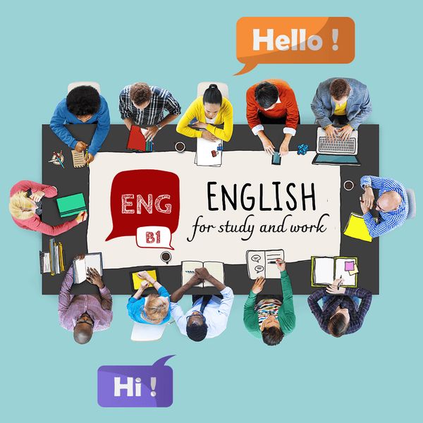 English Upper Intermediate B2 1 Coursera - Download Modern Colorful Art | Ultra HD