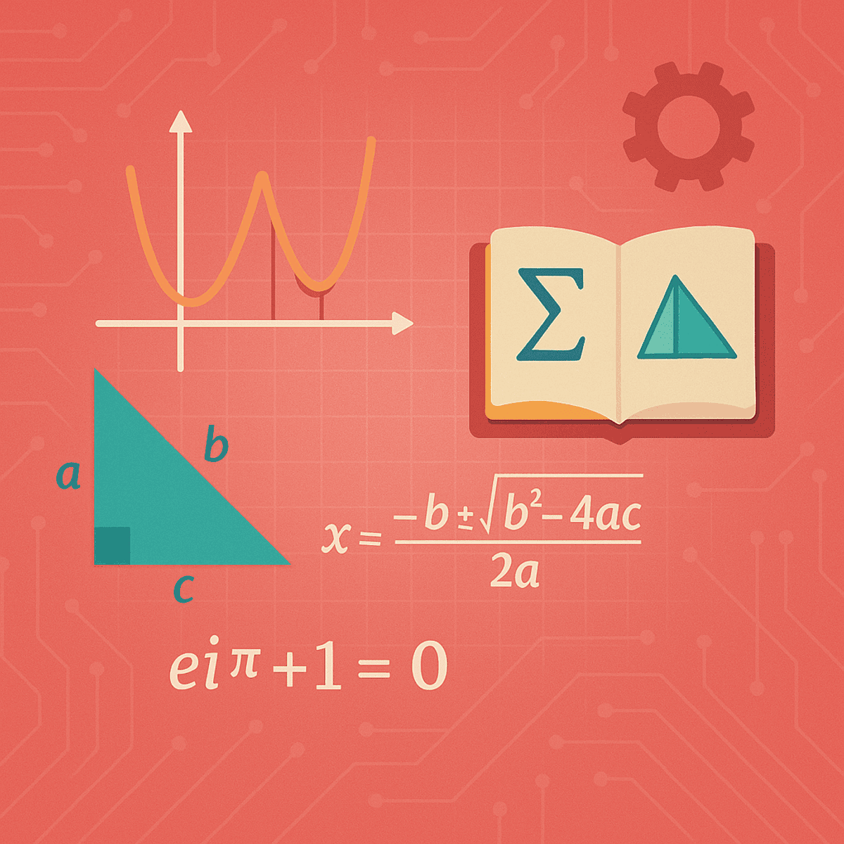 Mathematics Course - High Quality Landscape Background - 4K