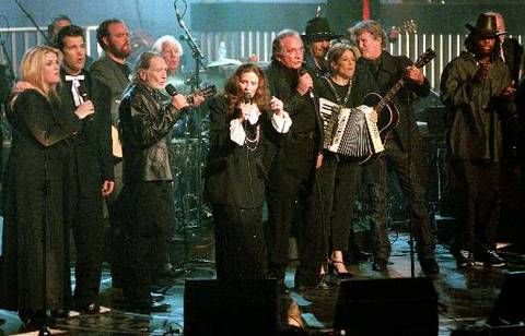Johnny Cash June Carter Beerdigung - Johnny Cash and June Carter Cash in New York in 1999