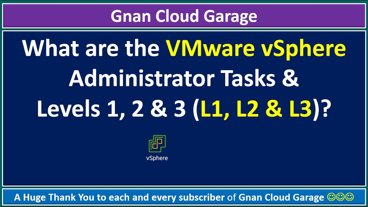 What Are The VMware VSphere Administrator Level... - IrgNET