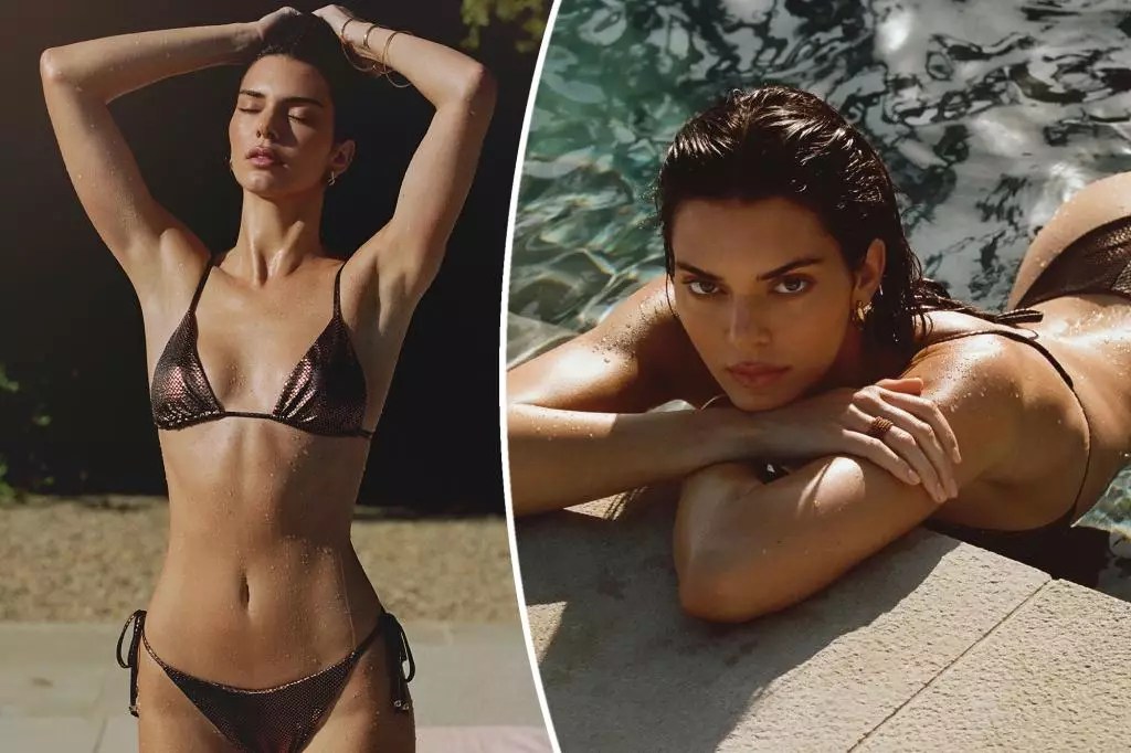 Radiating Confidence: Kendall Jenner Shines in Summer Beachwear