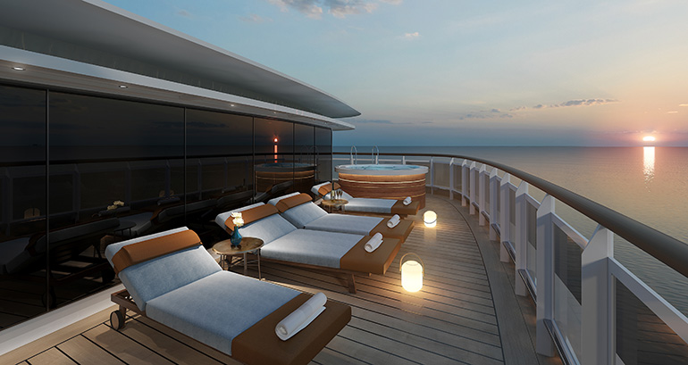First Look Tillberg Design S Largest Luxury Suite At Sea