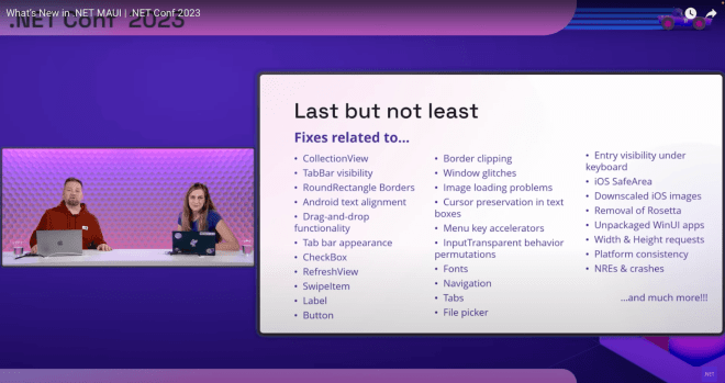 Enfin, mais non des moindres correctifs de références de diapositives liés à (plus de 20 sujets)