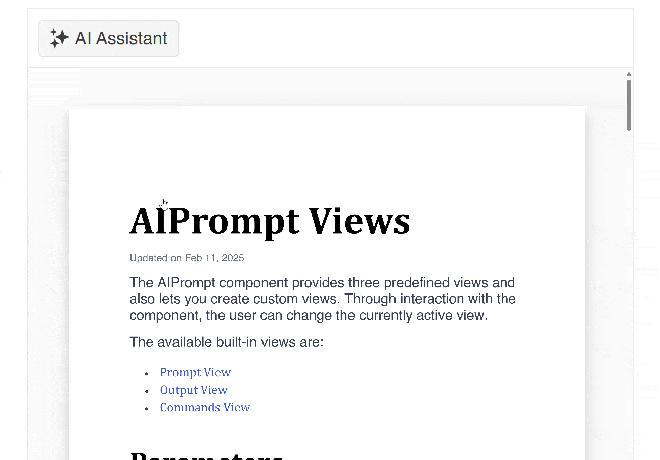 Répondre aux questions des utilisateurs dans un PDFViewer Smart AI Assistant à l'aide de morceaux d'informations et d'un modèle d'IA