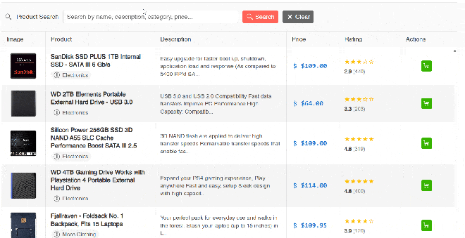Utilisation de la recherche Grid Smart (AI) pour effectuer des recherches sémantiques