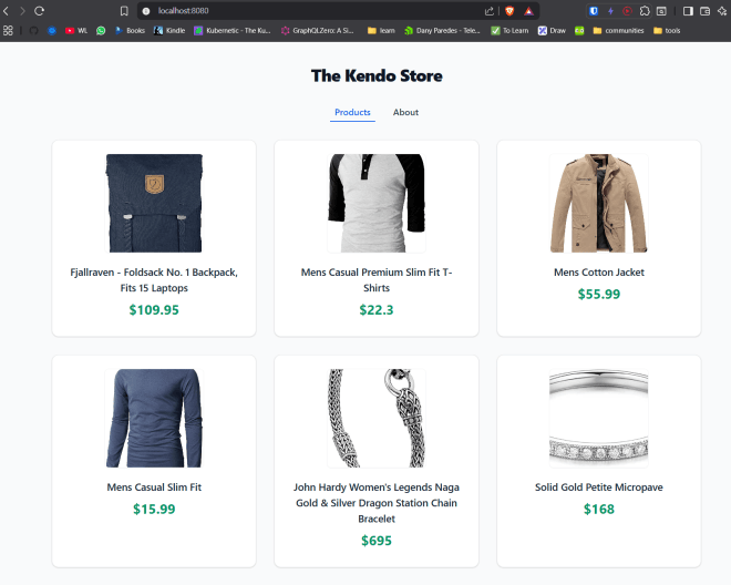Le magasin Kendo est en direct et conteneurisé